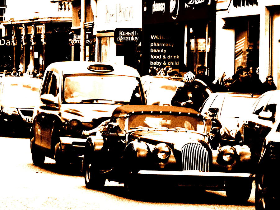 Vintage Car in London  Photograph by Funkpix Photo Hunter