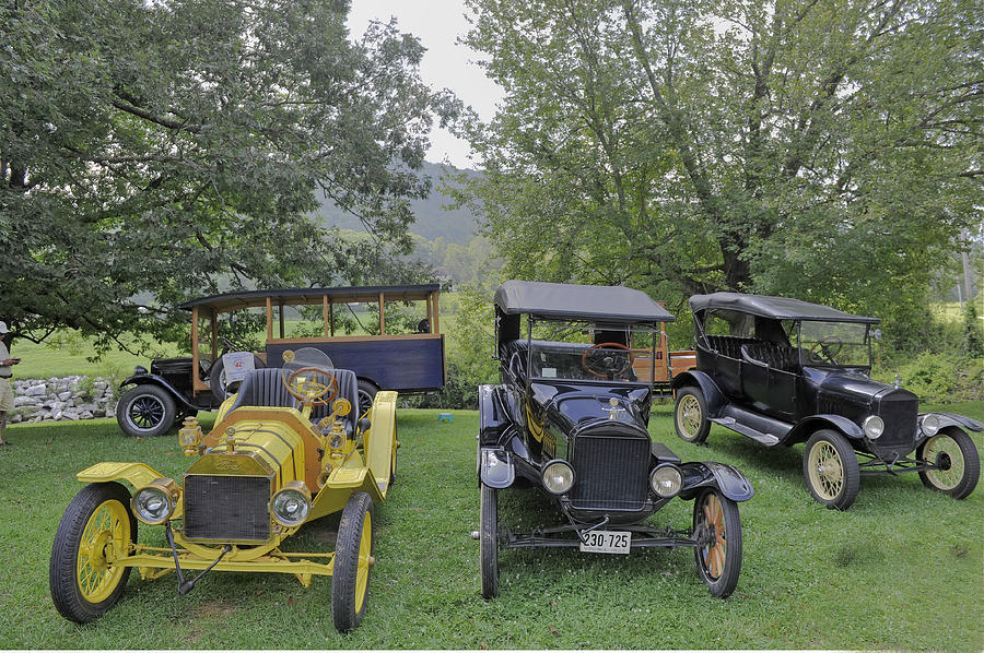 Vintage Cars In a Rural Setting Photograph by Willie Harper