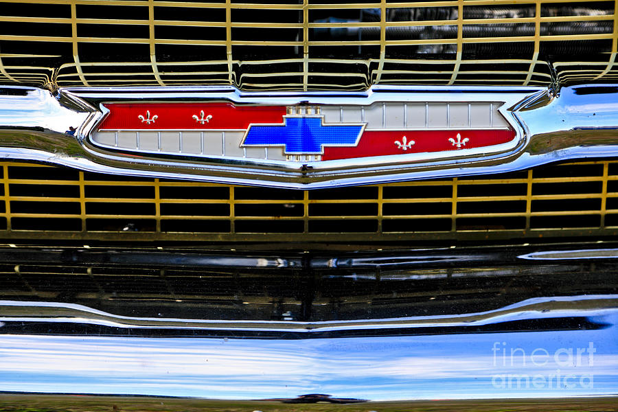 Vintage Chevrolet Grill Photograph by Pattie Calfy