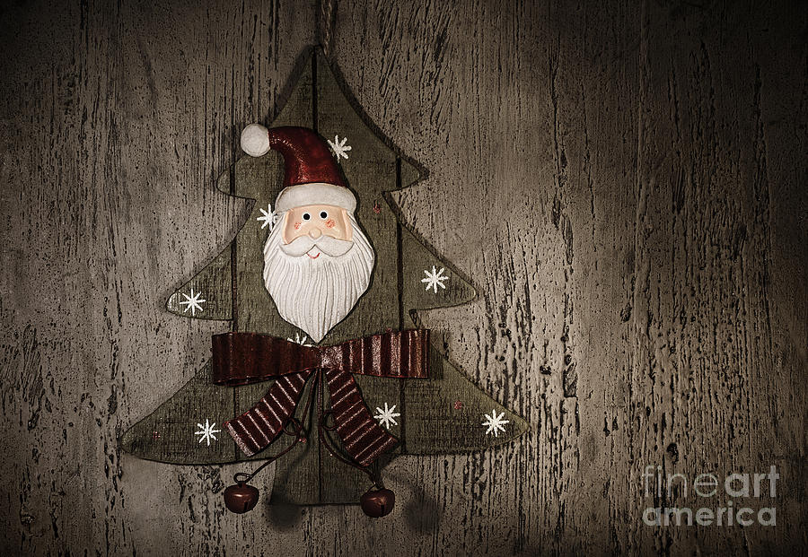 Vintage Christmas decoration Photograph by Anna Om