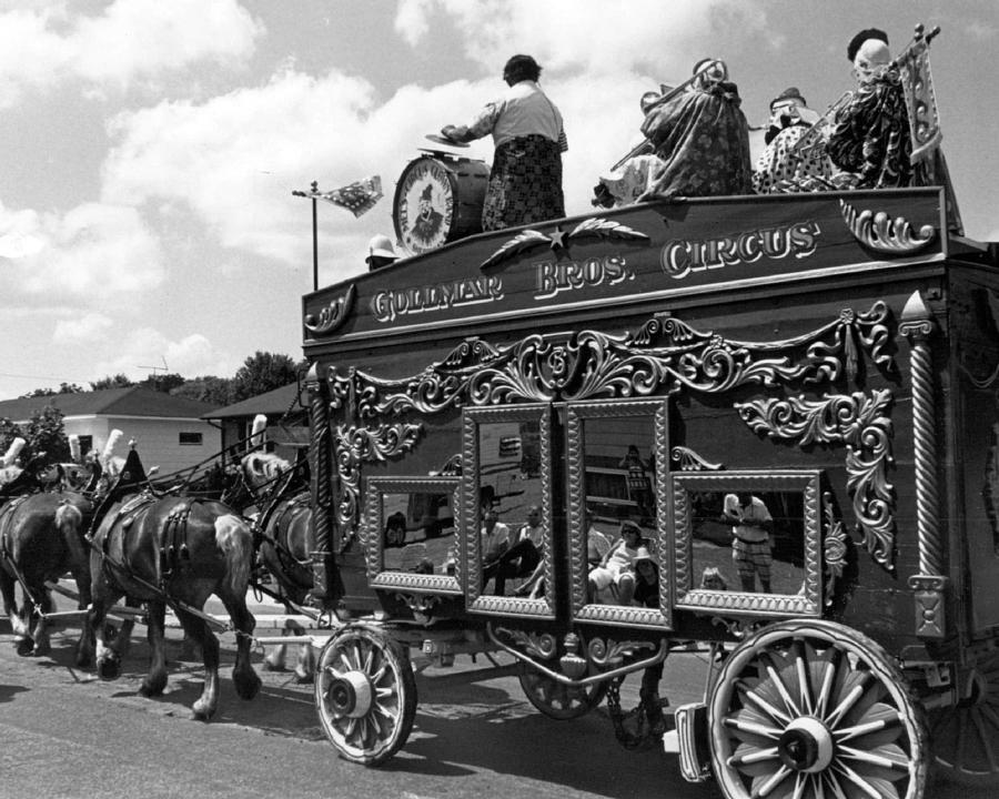 Vintage Circus Wagon Photograph by Retro Images Archive