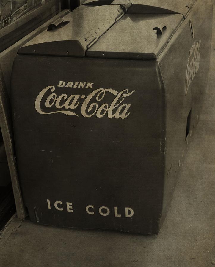 Vintage Coca Cola Cooler Photograph by Dan Sproul