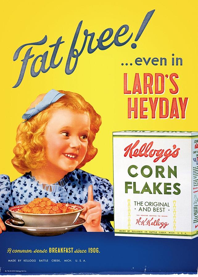 Vintage Corn Flakes Ad Photograph by Georgia Clare