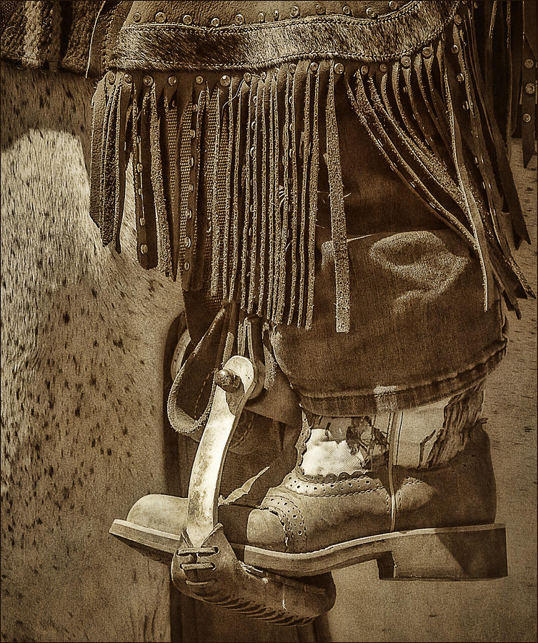Horse Photograph - Vintage Cowgirl by Priscilla Burgers