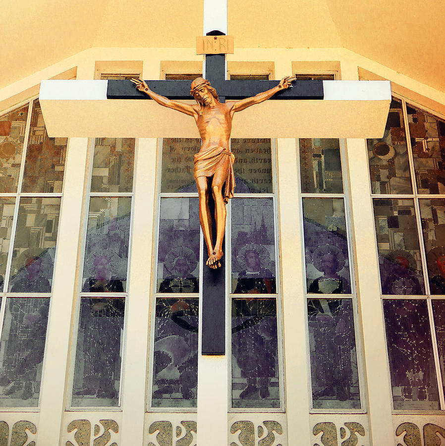Vintage Crucifix Photograph by Laurie Tsemak