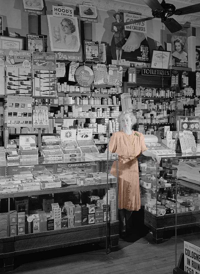 Vintage Drug Store Photograph by Andrew Fare