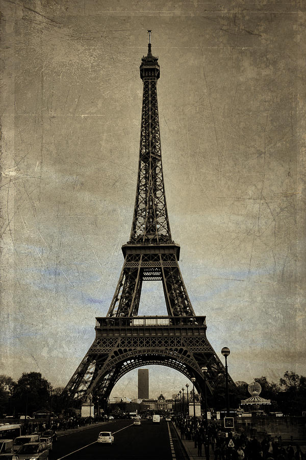 Vintage Eiffel Bronze Photograph by Evie Carrier