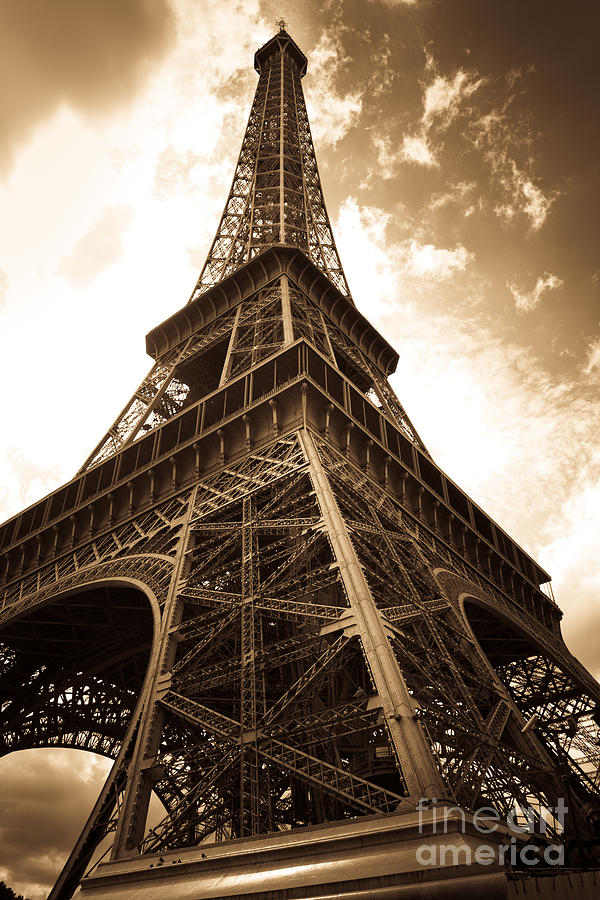 Vintage Eiffel Tower Photograph by Christophe ROLLAND