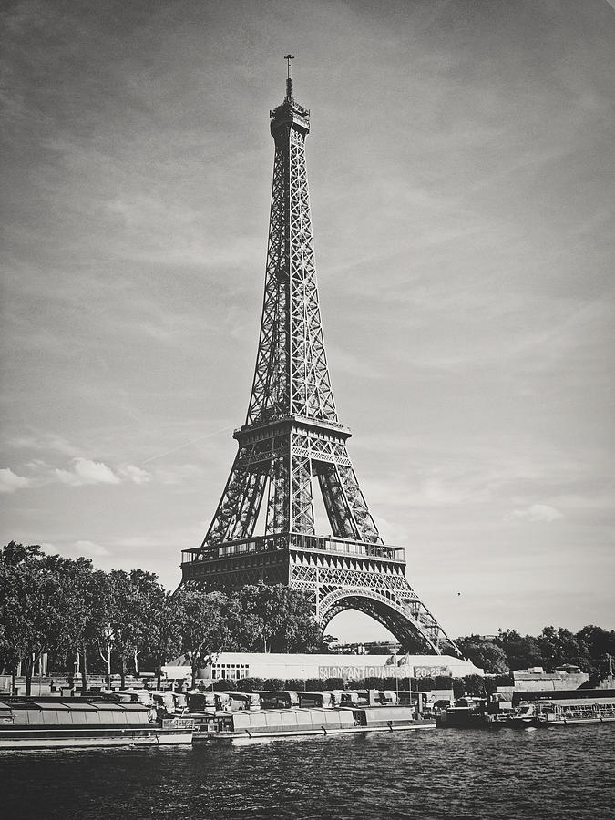 Paris Photograph - Vintage Eiffel Tower by Dana Walton