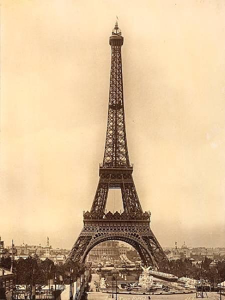 Vintage Eiffel Tower Photograph by Julie Butterworth