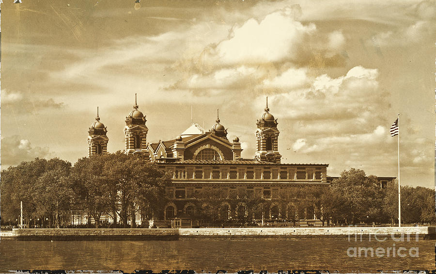 Vintage Ellis Island Photograph by Eleanor Abramson