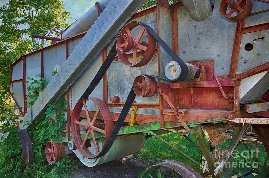 Vintage Photograph - Vintage Farm Machinery by Liane Wright