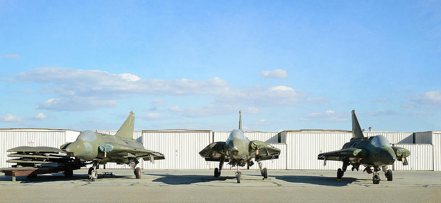Vintage Figher Jets Photograph by Fraida Gutovich