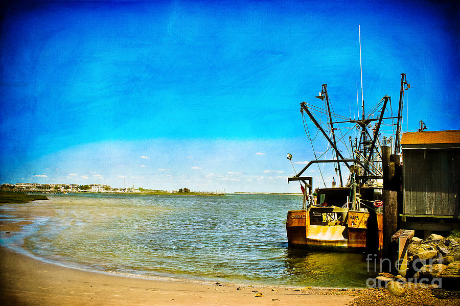 Beach Photograph - Vintage Fishing Boat by Colleen Kammerer