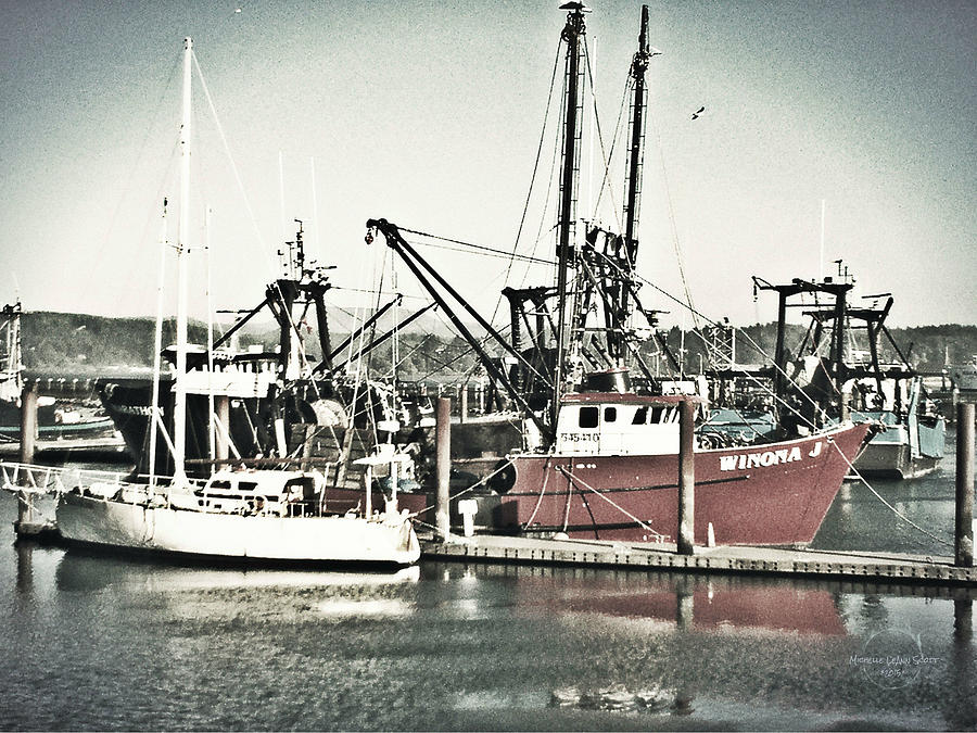 Vintage Fishing Boats Photograph By Absinthe Art By Michelle LeAnn Scott