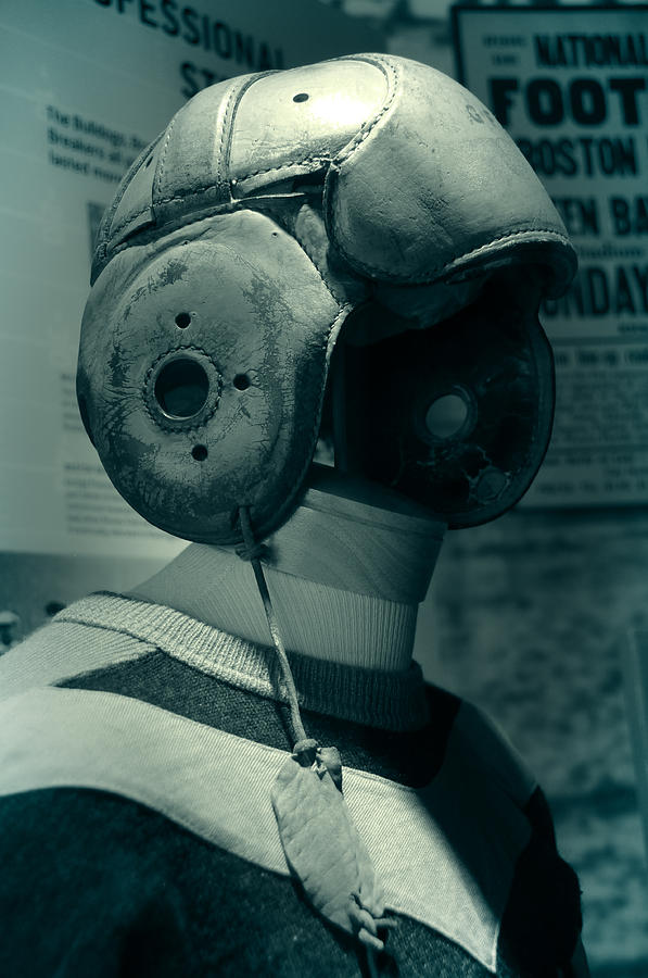 Vintage Football Helmet Photograph by Mike Martin