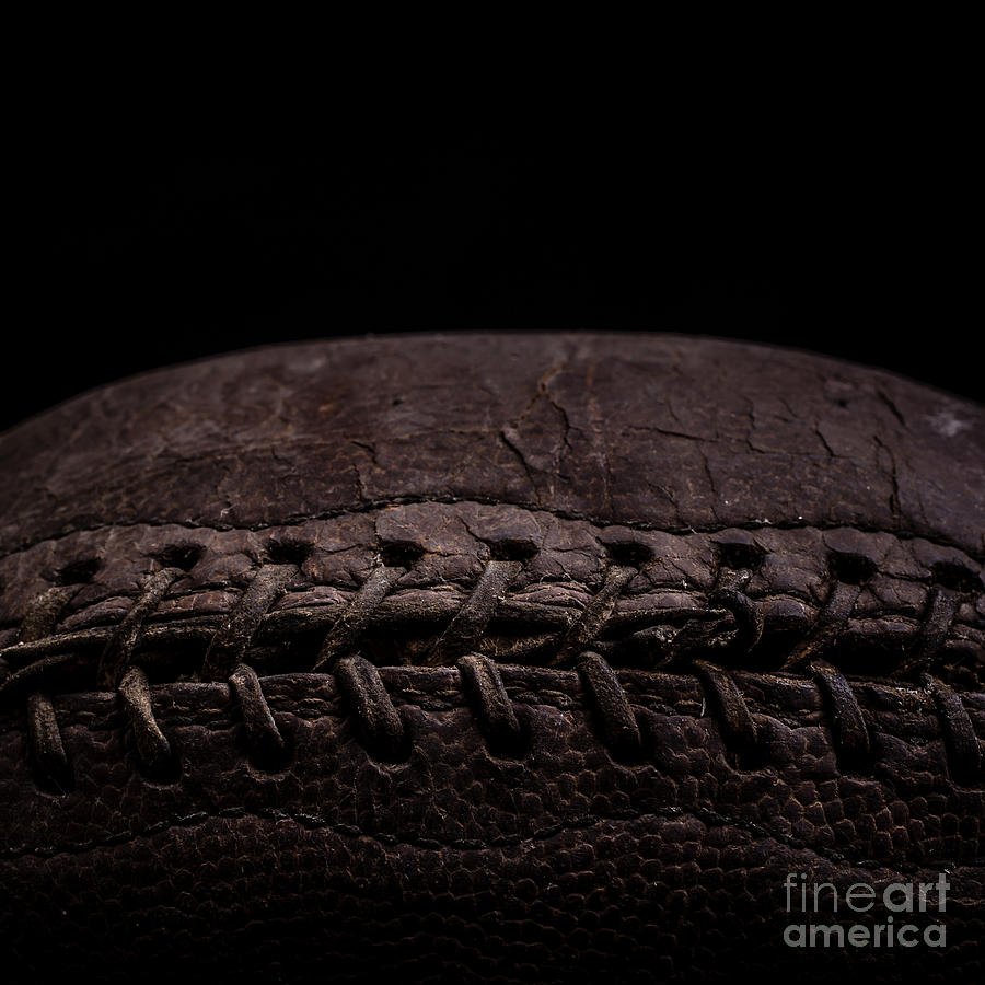 Vintage Football Square Format Photograph by Edward Fielding