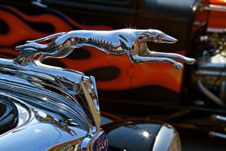 Vintage Ford Lincoln Hood Ornament Photograph by John Babis