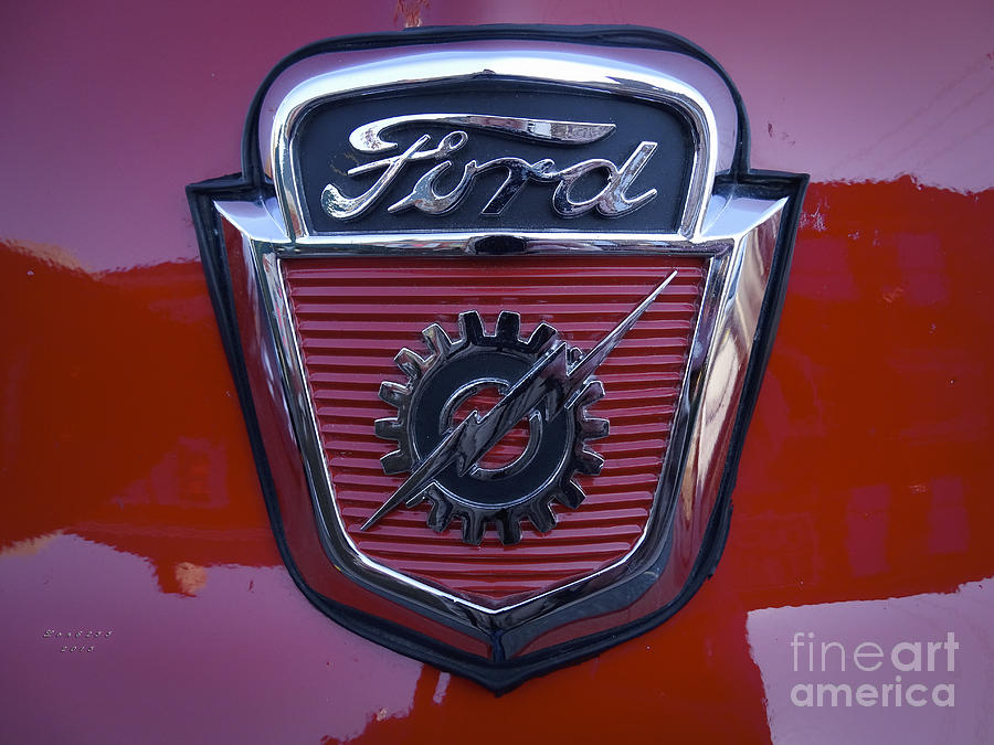 Vintage Ford Logo Photograph by Melissa Messick