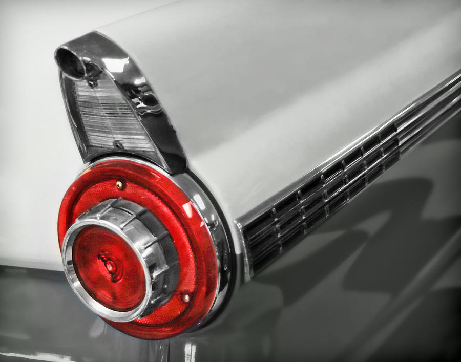 Vintage Ford Tail Light Photograph by David and Carol Kelly