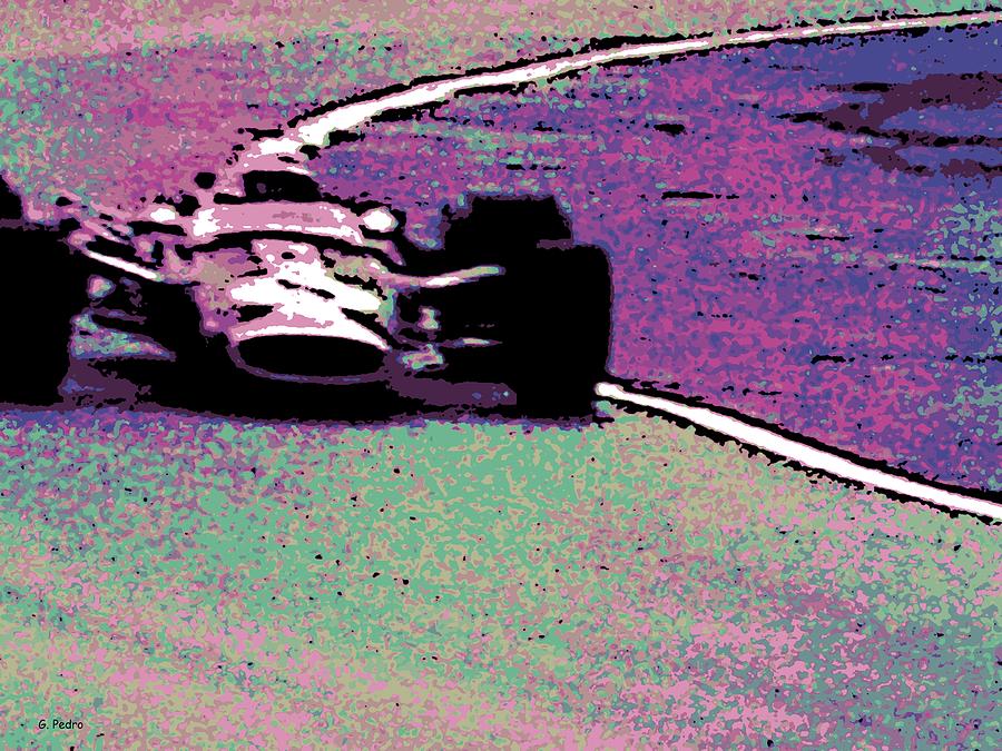 Vintage Formula Racing Photograph by George Pedro