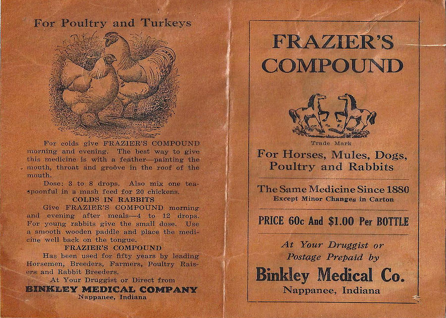 Vintage Fraziers Compound Ad II Photograph by Tony Grider