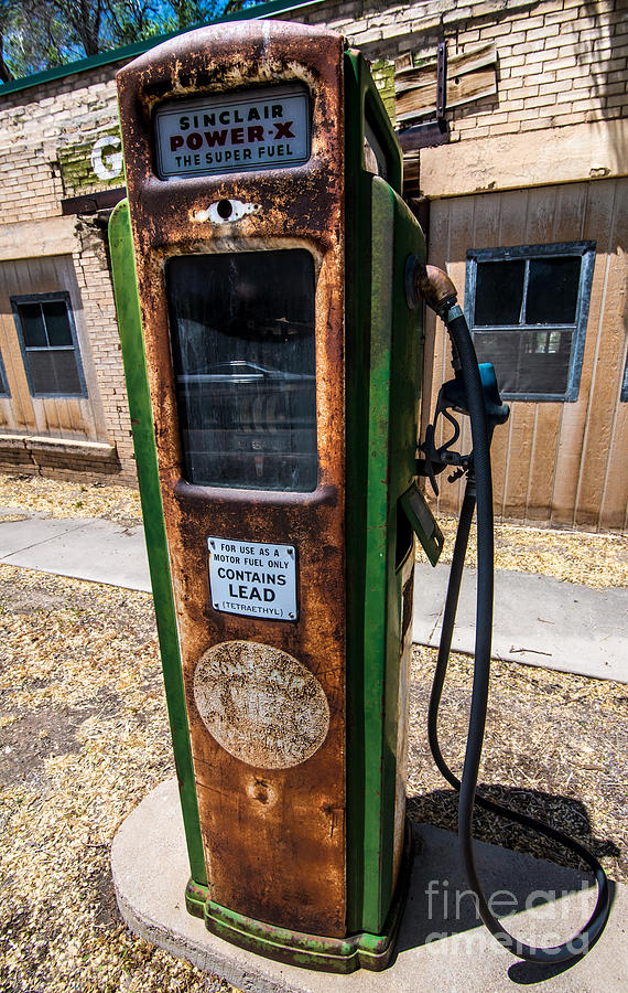 Vintage Gas Pump Station - Scipio - Utah by Gary Whitton