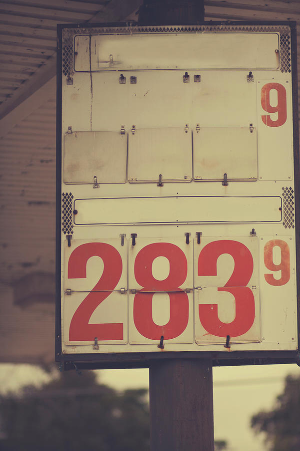 Vintage Gas Station Sign Photograph by Julia Goss