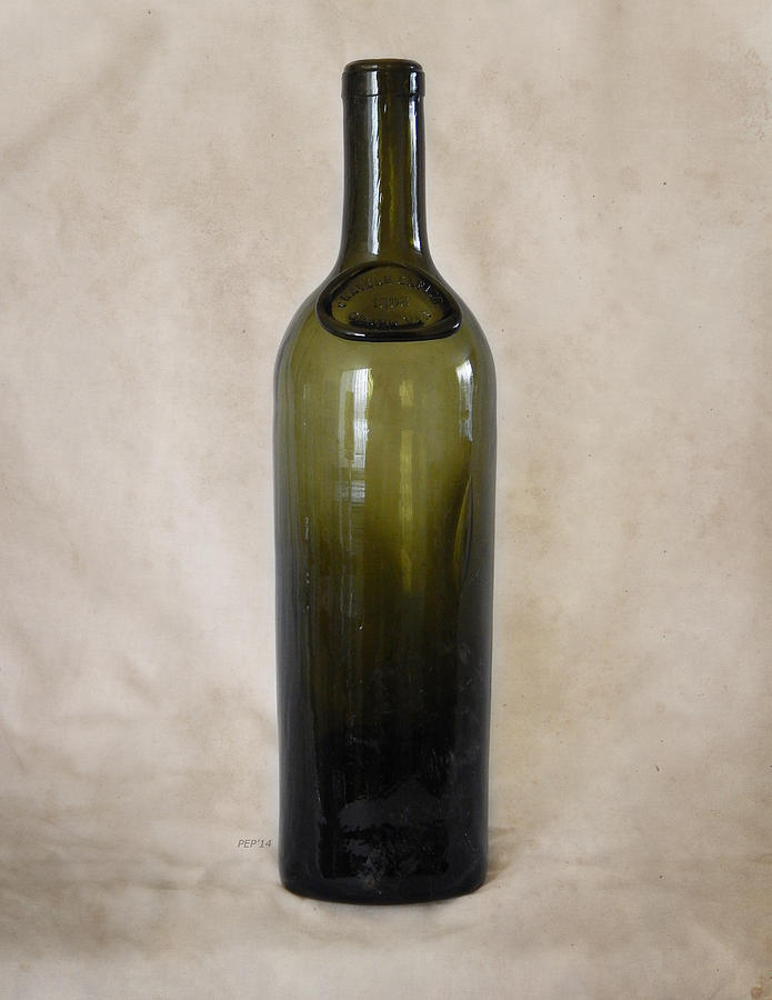Vintage Glass Bottle Photograph by Phil Perkins