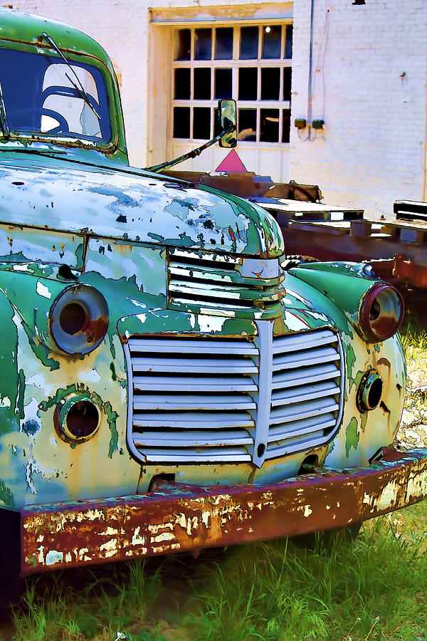 Transportation Photograph - Vintage GMC by Cathy Anderson