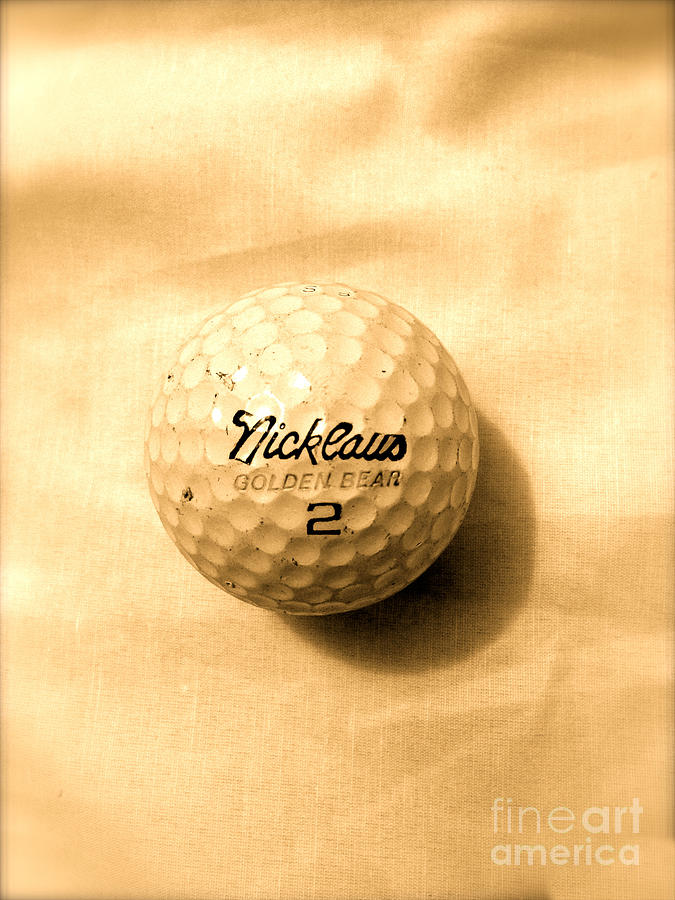 Vintage Golf Ball Photograph