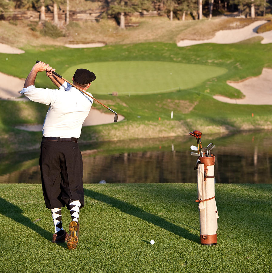 Vintage Golfer with Plus Fours Photograph by ImagineGolf