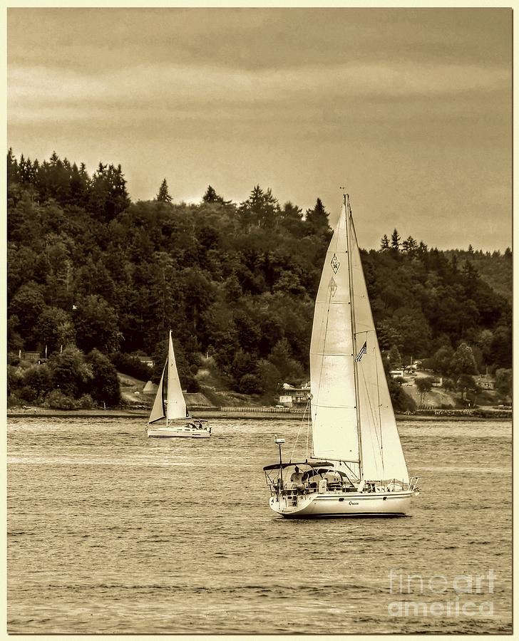 Boat Photograph - Vintage Grace by Chris Anderson