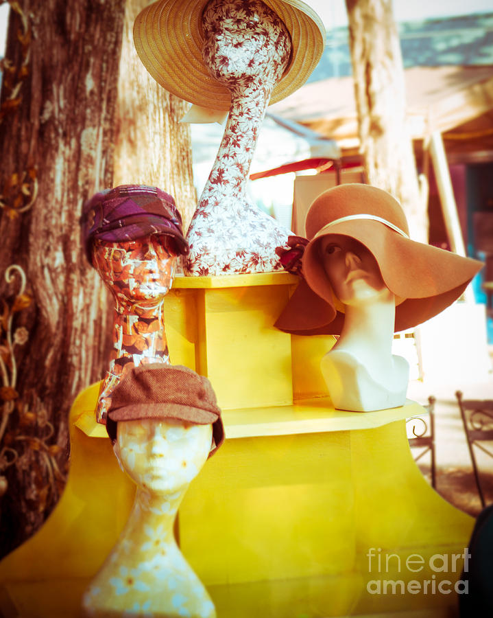 Vintage Hats on Display Photograph by Sonja Quintero