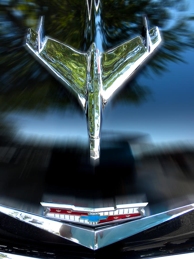 Vintage Hood Ornament Chevy Photograph by Thomas Woolworth | Pixels