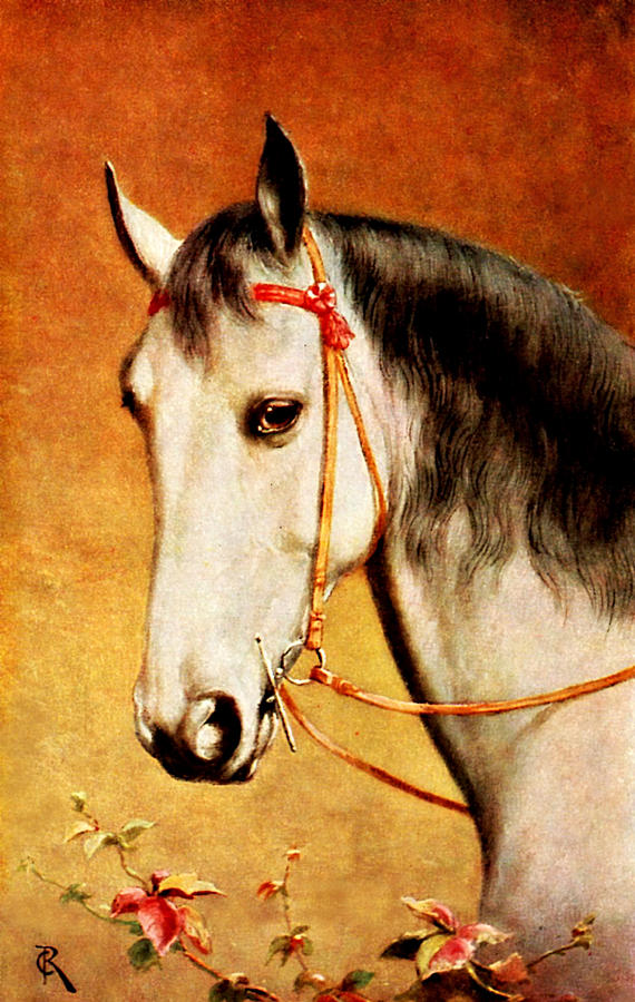 Vintage Horse Mixed Media by Lora Mercado