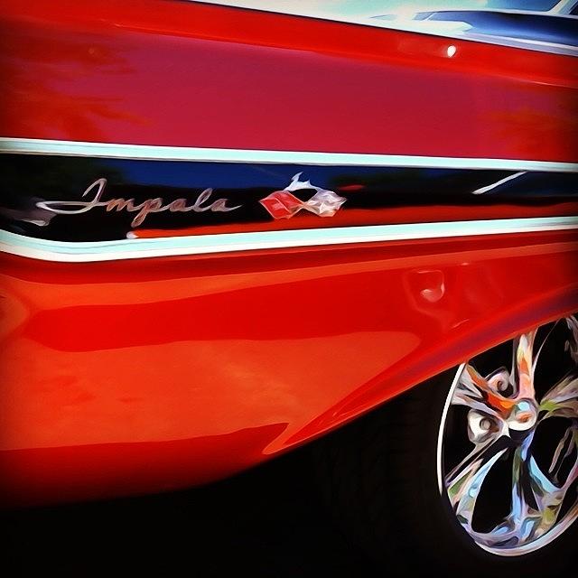 Classic Car Photograph - Vintage Impala by Heidi Hermes Classic Car Photograph - Vintage Impala by Heidi Hermes