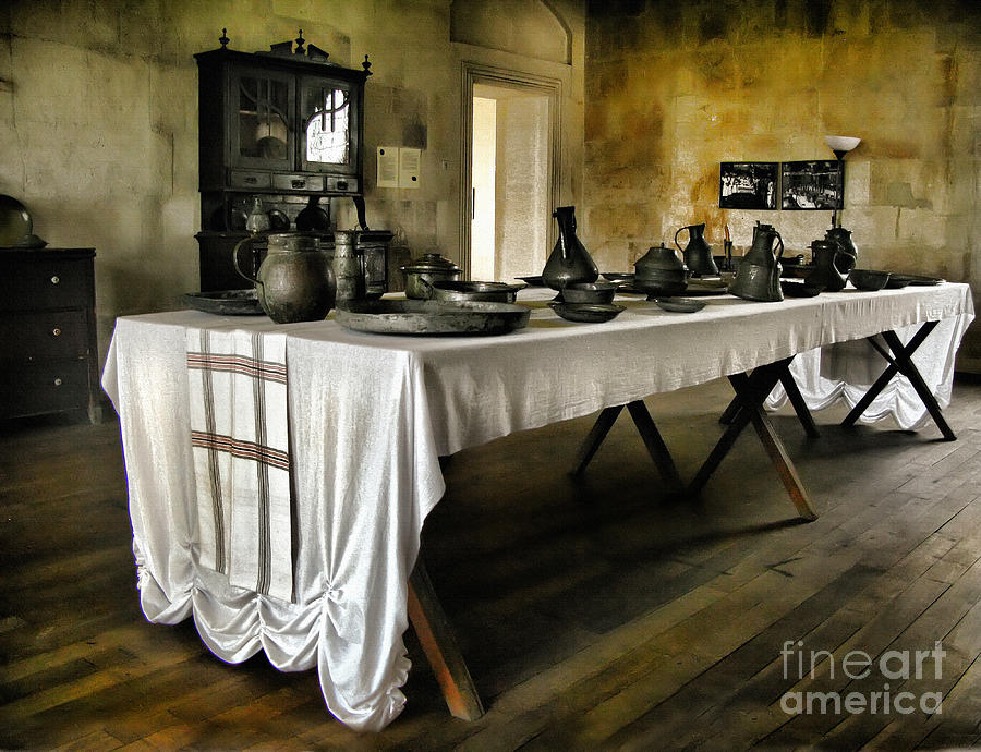 Vintage Interior Kitchen Photograph
