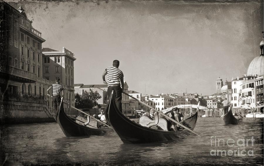 Boat Photograph - Vintage Italy by John Malone 