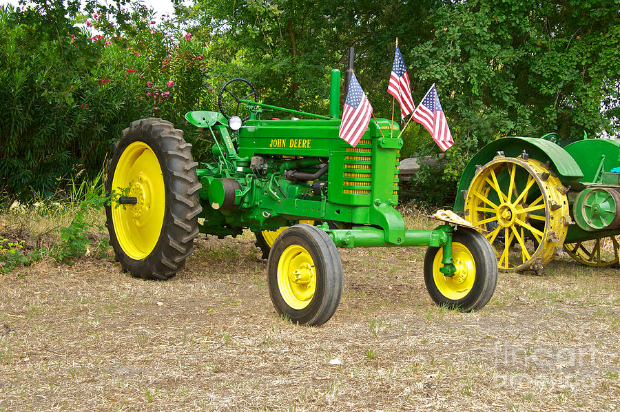 Vintage John Deere Farm Tractor 1 Photograph by Dave Koontz