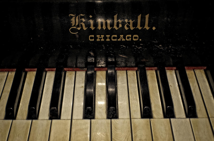 Vintage Kimball Piano Photograph