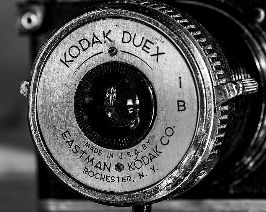 Vintage Kodak Duex Detail Photograph by Jon Woodhams