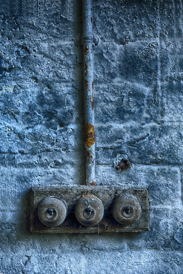 Architecture Photograph - Vintage Light Switches by Russ Dixon