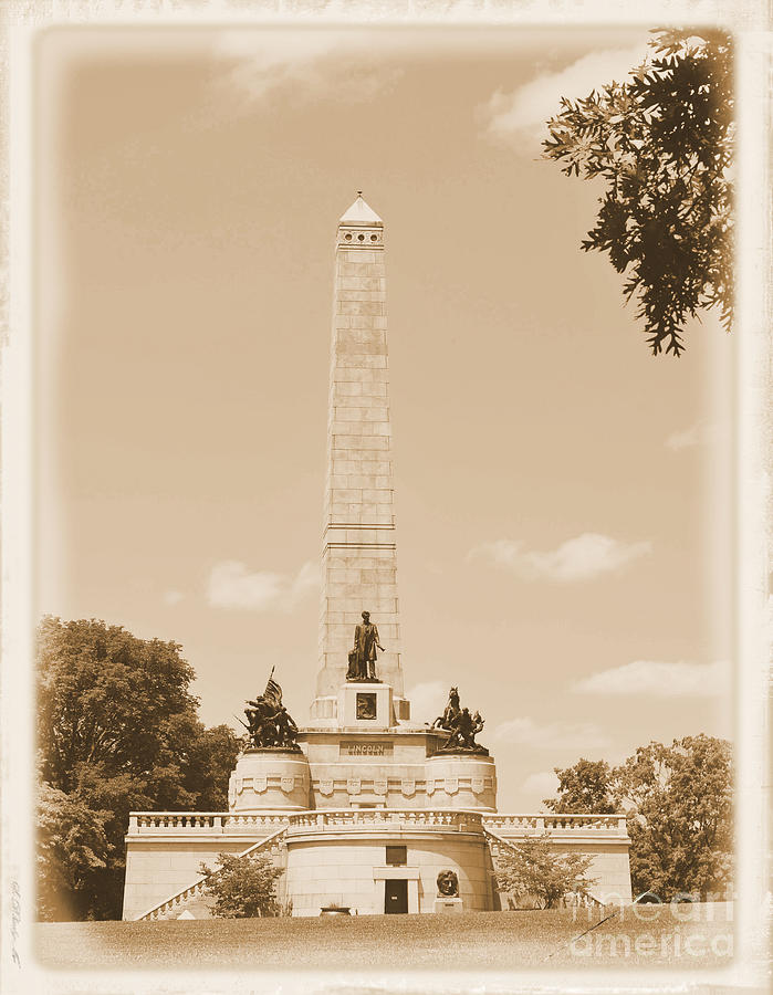 Vintage Lincolns Tomb Photograph by Luther Fine Art