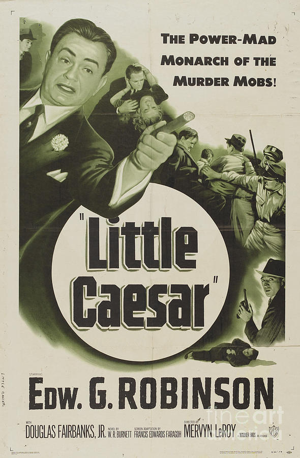 Vintage Little Caesar Hollywood Gangster Images E.G. Robinson Photograph by Action