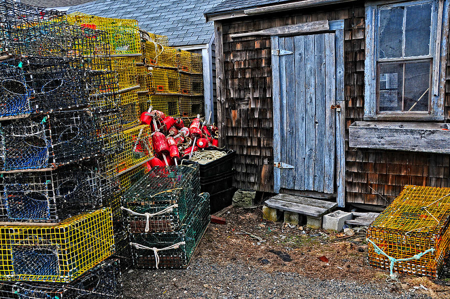 Vintage Lobster Shack Photograph by Mike Martin