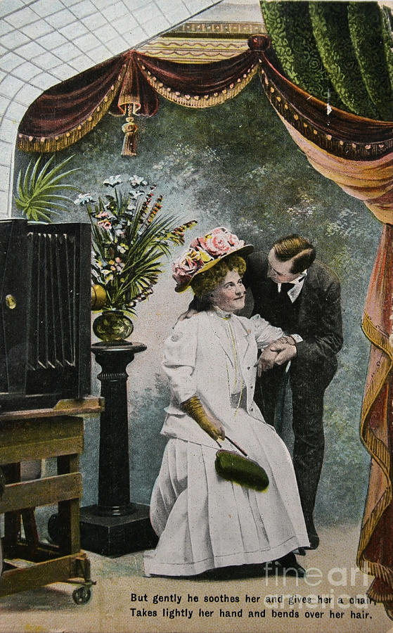 Vintage love in a photo studio Photograph by Patricia Hofmeester