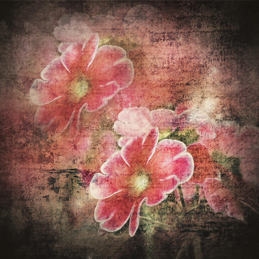Flower Digital Art - Vintage Love Letter by Georgiana Romanovna