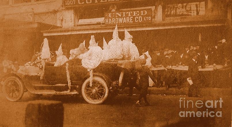 New Orleans Vintage Mardi Gras Parade On Canal Street Circa 1920s Photograph by Michael Hoard