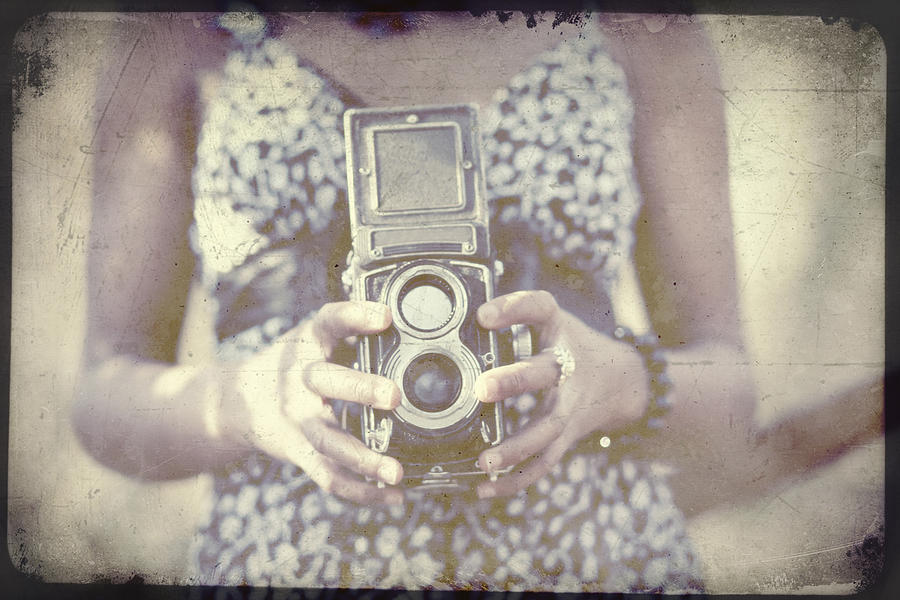Vintage Photograph - Vintage Medium Format Camera by Innershadows Photography